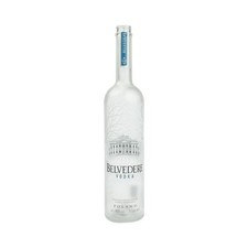 Belvedere Vodka 1,75l leere Flasche mit LED Deko Lampe Spardose Empty Bottle Bar