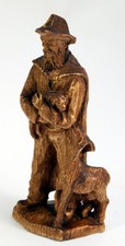 Schäfer Mann Hirte Skulptur Figur 19 cm Statuette