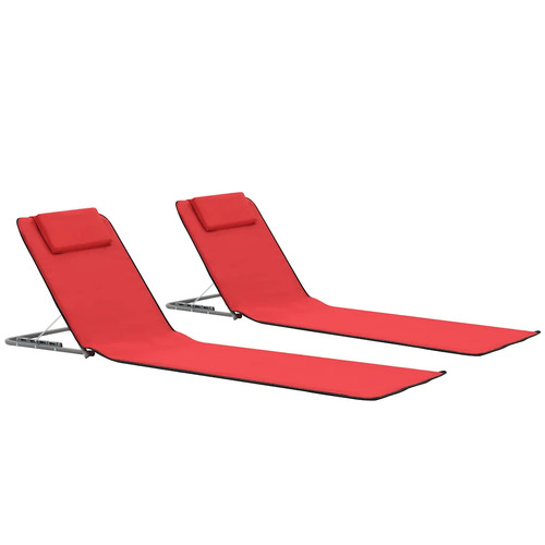 Strandliege strandmatte - 2x,