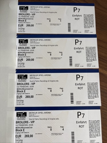 Vip tickets broilers - tickets,