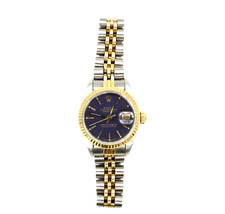 Rolex Lady- Datejust Automatic Damenuhr Gold/Stahl schwarzes Zifferblatt 26mm