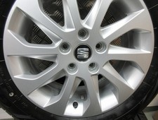 205/55R16 Sommerreifen Alufelgen original Seat Leon 3 Typ 5F Teile-Nr 5F0601025A