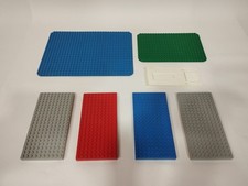 Lego® Grundplatten, Platten, Bauplatten, Konvolut, 7-teilig, 70'ziger Jahre