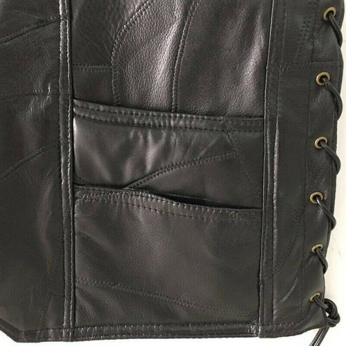 Herren original leder weste - original,