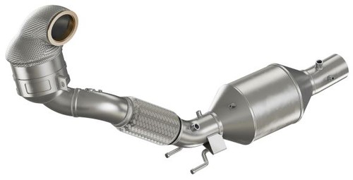 Hjs edelstahl downpipe - edelstahl, audi