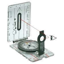 Kartenkompass mit Spiegel