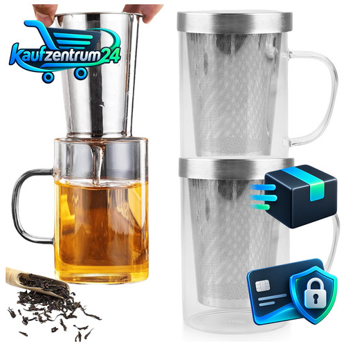 Teetasse mit sieb 500ml - mit,