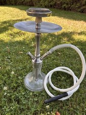 Metal Shisha INUI HOOKAH mit einem Schlauch und Mundstück, sehr guter Zustand
