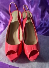 Plateau Stilettos Lack Pink