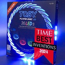 TOSY Flying Disc - 36 LEDs 8 Modi, Bewegungsmelder
