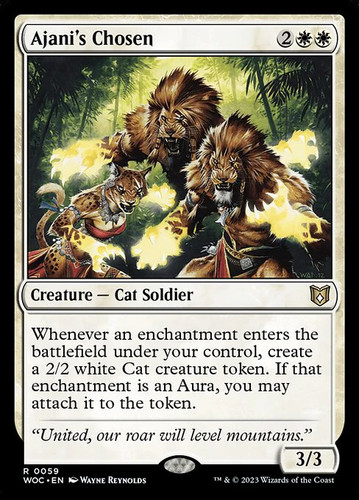 Magic mtg ajani chosen - magic/mtg,