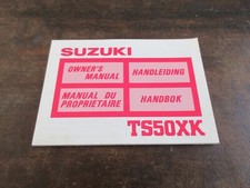 Suzuki TS50XK 1987 Owner's