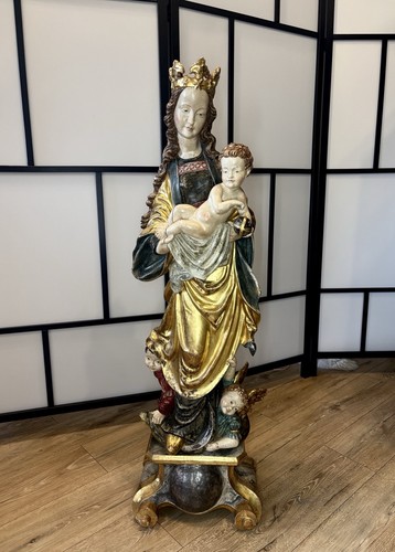 Große maria regina skulptur - maria,