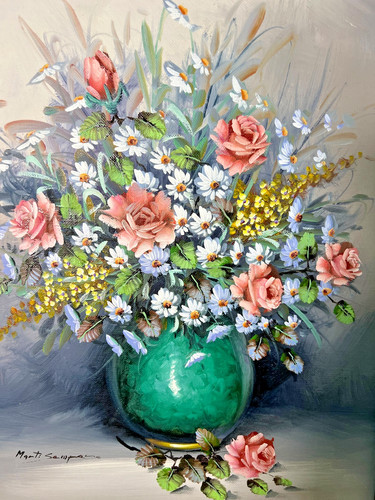 Blumen gemälde stillleben - gemälde,