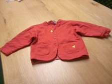 ++ Hummelsheim Sweatjacke rot mit Stickerei Gr.104 Baumwolle (35)