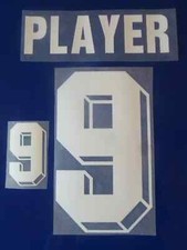 Set Flock Nummer number Trikot