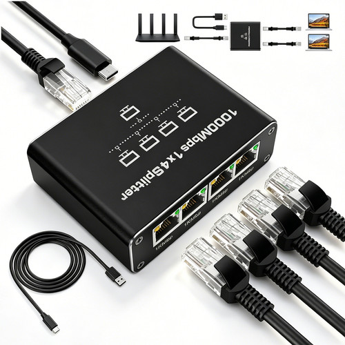Lan splitter auf - splitter, 4