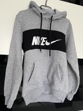 Hoodie Nike Grau schwarz Gr