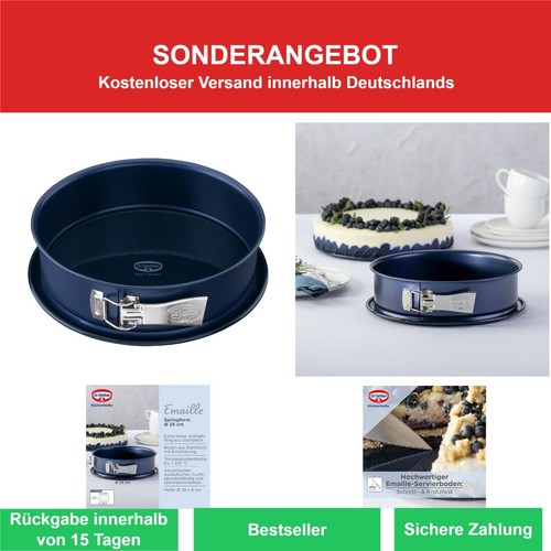 Oetker springform 26 cm - dr.,
