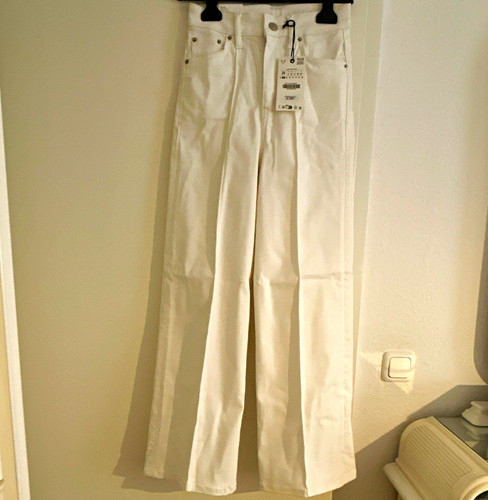 Zara damen jeans weiß weites - damen,