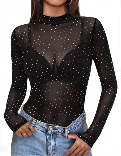 Mesh oberteil damen - oberteil, sexy