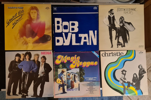 Vinyl schallplattensammlung - vinyl,