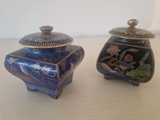 2 Cloisonné Deckel