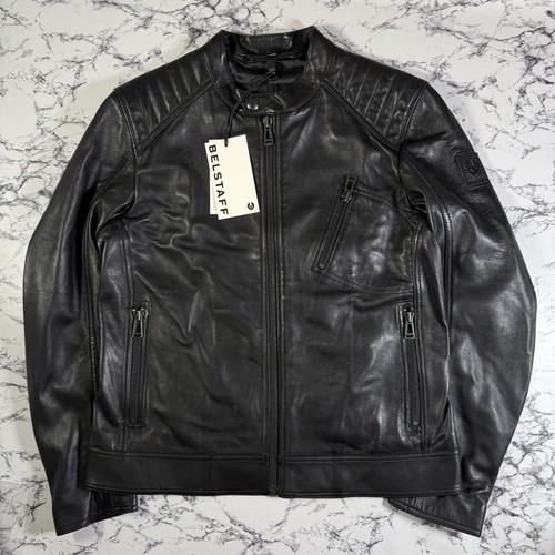 Belstaff herren schwarz leder - herren,