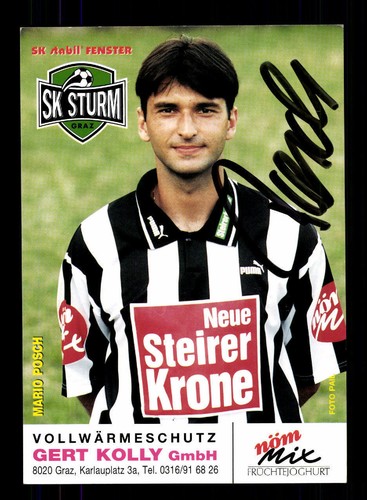 Mario posch autogrammkarte - mario,