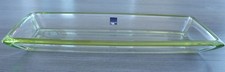 LEONARDO Glasschale - Klar und Grün - rechteckig länglich Glas