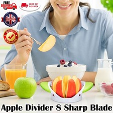 Apfelschneider Entkerner Edelstahl 8 Keile Scheibe Obstschneider Teiler Keiler