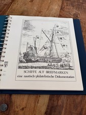 Wunderschöne Briefmarkensammlung im Album  "Schiffe"
