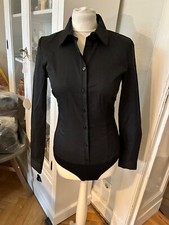 Hallhuber Blusenbody schwarz