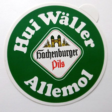 Werbe aufkleber hachenburger - werbe-aufkleber,