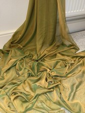 1 Meter grün/gold zweifarbig