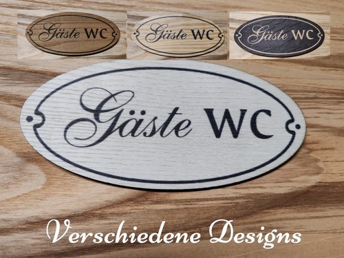 Türschild bad gäste - bad,