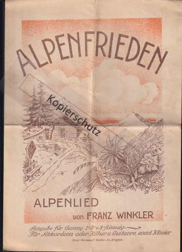 Alpenfrieden alpenlied von - alpenfrieden,