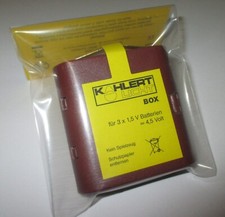 Kahlert - Batteriebox für 3x1,5 Volt Batterien oder Akkus (60898)  *NEU/OVP*