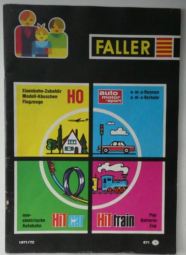 Faller katalog 1971 72 - h0,