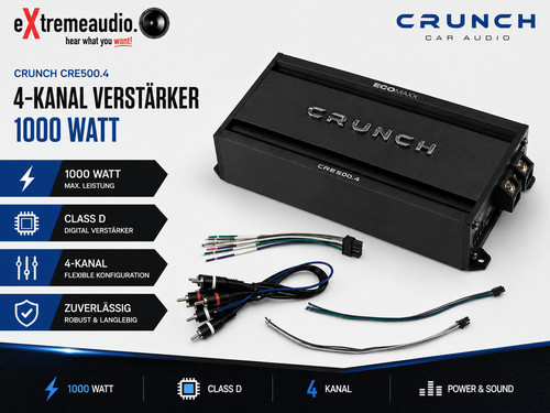 Crunch cre500 class d - cre500.4,