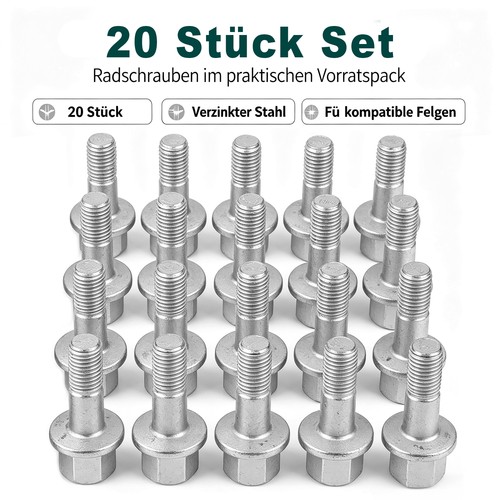 20x radbolzen radschraube - 20x,