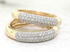 Brillant ohrringe creolen 585 - creolen,