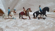 Schleich 3 Reiter mit Pferden