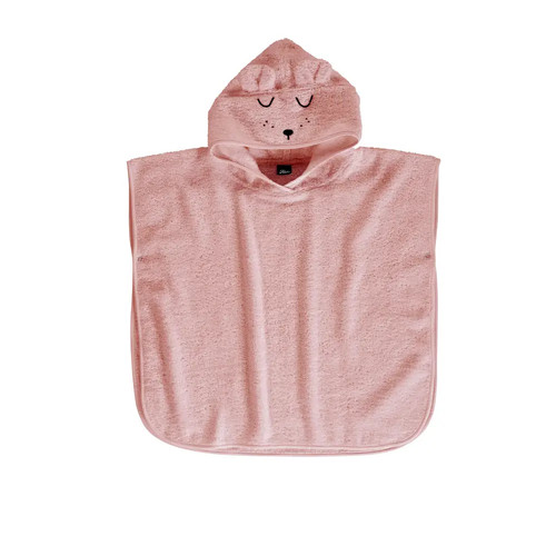 Alvi bade poncho - faces, rosa