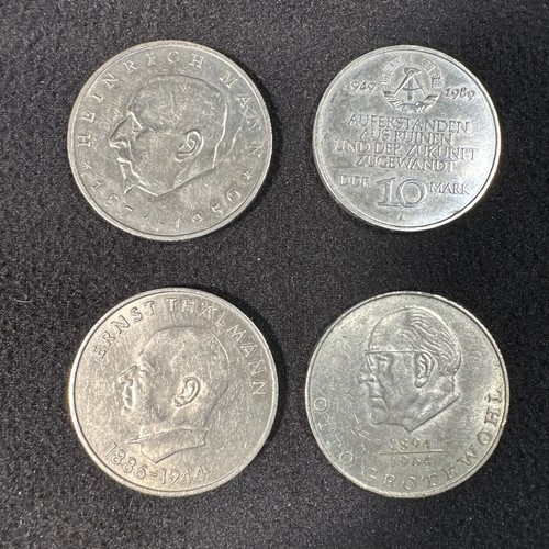 Münze und 10 ddr - münze,