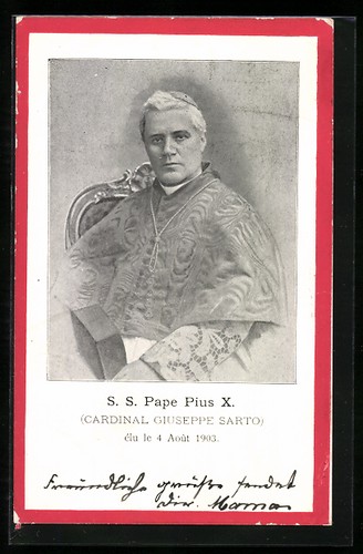 Ansichtskarte papst pius - papst,
