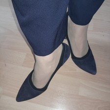 Tamaris Spitz Pumps dunkelblau