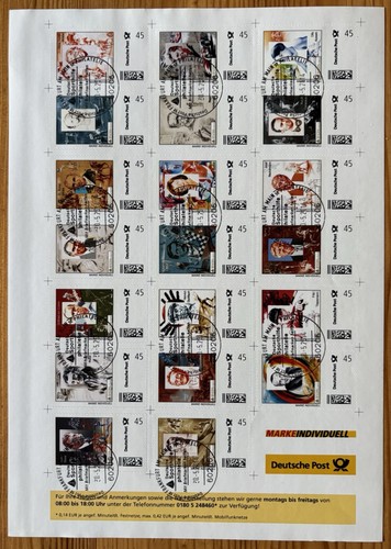 Brd folienblatt briefmarke - brd,