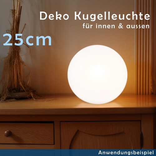 25cm led kugellampe - 25cm,