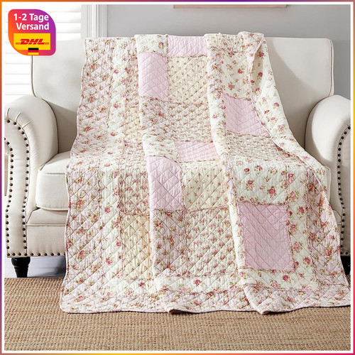 Tagesdecke patchwork baumwolle - patchwork,